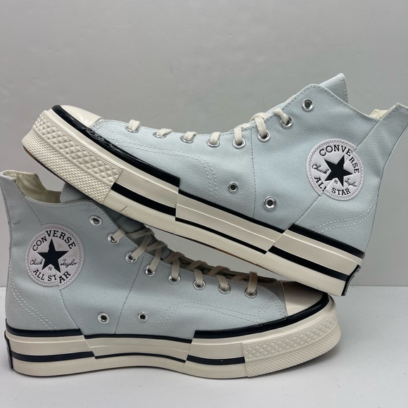 Converse Men’s A03537C CHUCK 70 PLUS HI
AQUA MIST/EGRET/WHITE
High-Top Sneakers - Picture 14 of 16